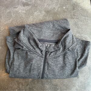 3XL Under Armour Heatgear Long Sleeve Quarter Zip (charcoal)